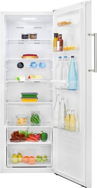 Bomann Standkühlschrank weiß mit Automatik, Flaschenregal und LED-Innenbeleuchtung, H x B x T: 172 x 59,5 x 59,5 cm - Bild 1