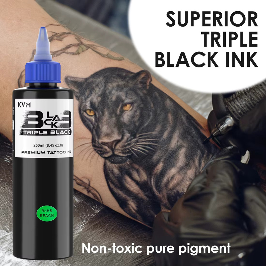 KVM Tattoo Tinte Schwarz, 236 ml - Bild 4