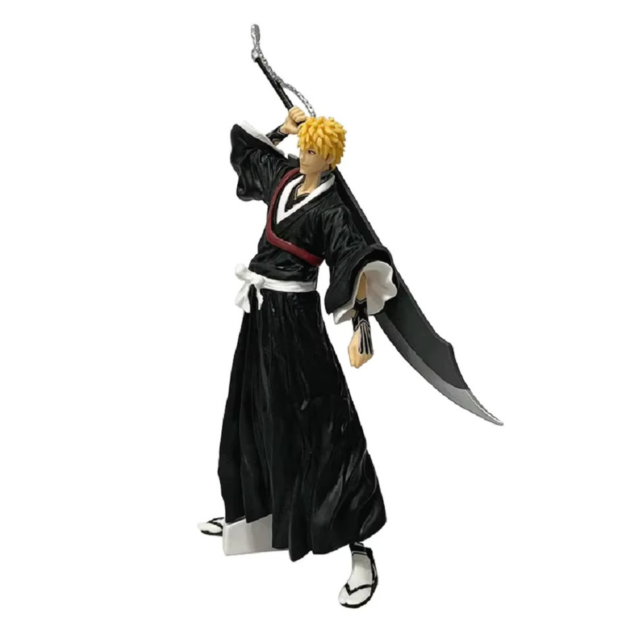 Bandai Bleach Kurosaki Ichigo Actionfigur, PVC-Modell, Schwarz - Bild 6