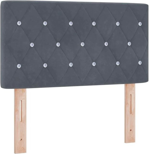 vidaXL Kopfteil aus Kunstleder in Dunkelgrau, Breite: 80 cm - Bild 1