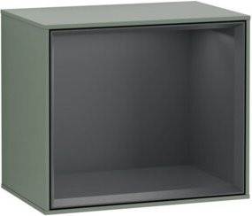 V&B Regalmodul Finion mit Innenbeleuchtung, blau lackiert, B/H/T: 41,8 x 35,6 x 27 cm - Bild 1