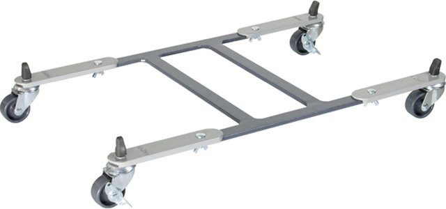 Wagner Pflanzenroller GH 0820 aus Stahl, ausziehbar, Silber, B/T: 30 x 60 cm - Bild 1