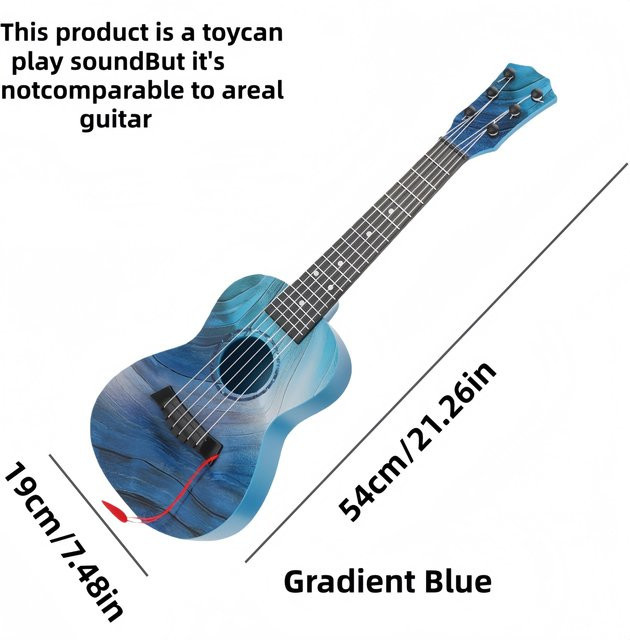 Linyi toy Gitarre, 21 Zoll, Blau, ab 3 Jahren - Bild 1