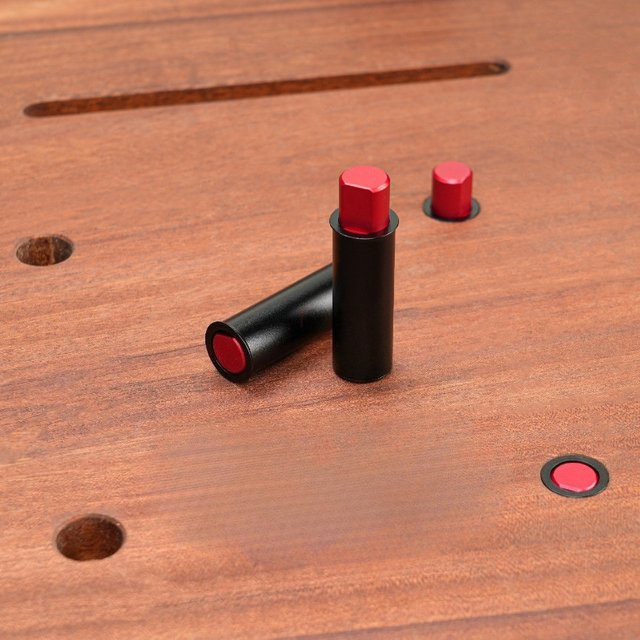 LTOOLS Pop-up-Tischloch-Positionierungsstift als ausziehbarer Schnellverschluss-Werkbankstopper und Anschlagbegrenzer für die Holzbearbeitung - Bild 1