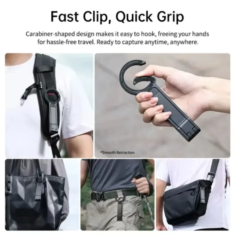 PHONEPACE Magnetischer Faltbarer Handy-Stativhalter für iPhone 12 bis 16 Pro Max, Schwarz - Bild 2