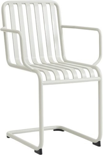 HAY Palissade Cantilever Armlehnstuhl aus Stahl in Grau mit skandinavischem Design - Bild 1