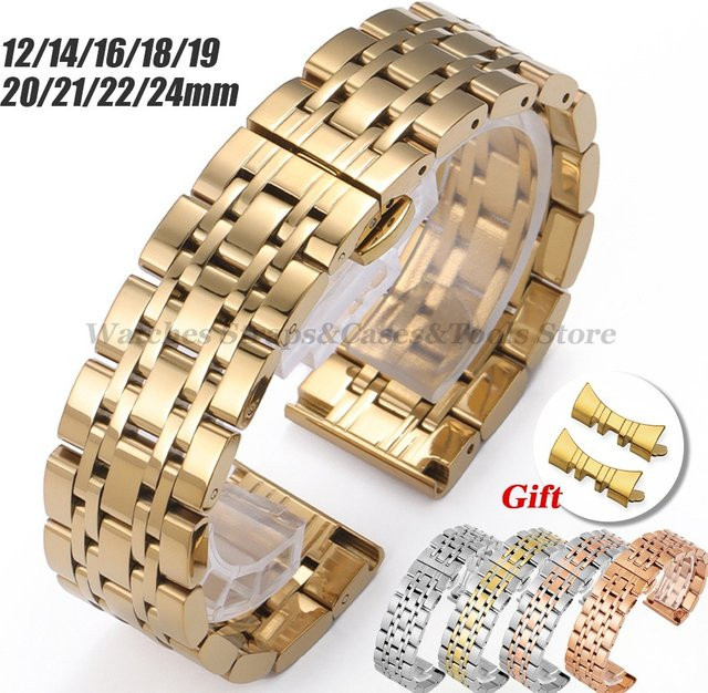 Uhrenarmband Edelstahl, Silber, Herren Damen - Bild 1