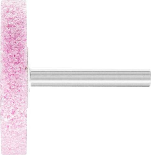 PFERD Schleifstift Zylinder A30 für Stahl und Stahlguss, Farbe Pink, Durchmesser: 50 mm, Länge: 8 mm, Schaft-Durchmesser: 6 mm - Bild 1