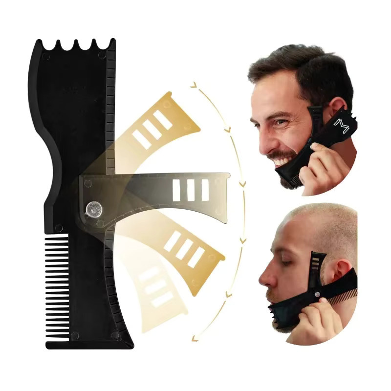 5-in-1 verstellbarer Bartkamm für Herren, Styling-Werkzeug - Bild 3