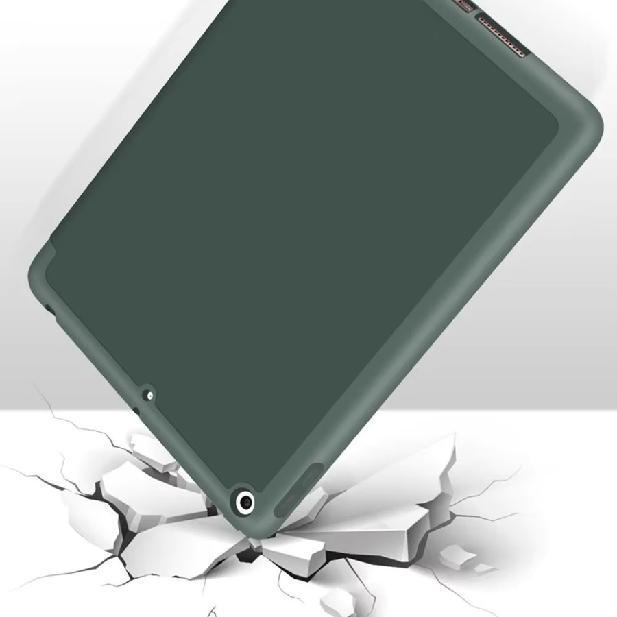 Intelligente Tablet-Hülle für Apple iPad Pro, Air und Mini mit PU-Abdeckung und Stifthalter in Lila oder Grün - Bild 4