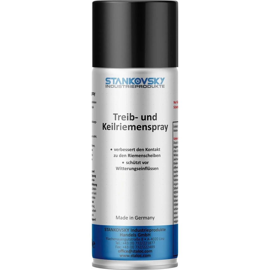 Staloc Treibriemenspray und Keilriemenspray 2in1 Aerosol zur Pflege und zum Schutz, 400 ml - Bild 2