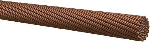 Kabeltronik Einzellitzekabel 1 x 1mm² Kupfer Braun Meterware - Bild 1