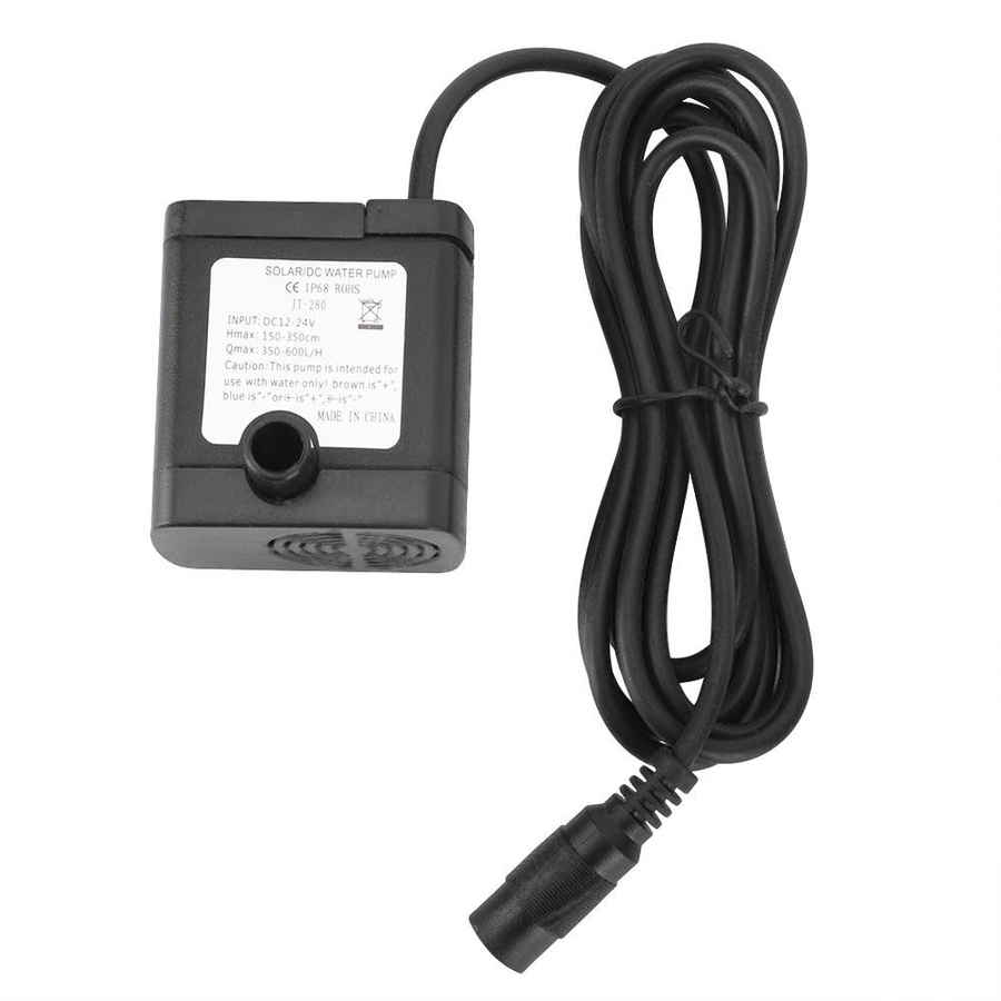 Neoglint Solar Power DC Mini Bürstenlose Tauchpumpe für Springbrunnen 24V aus Edelstahl und ABS - Bild 5