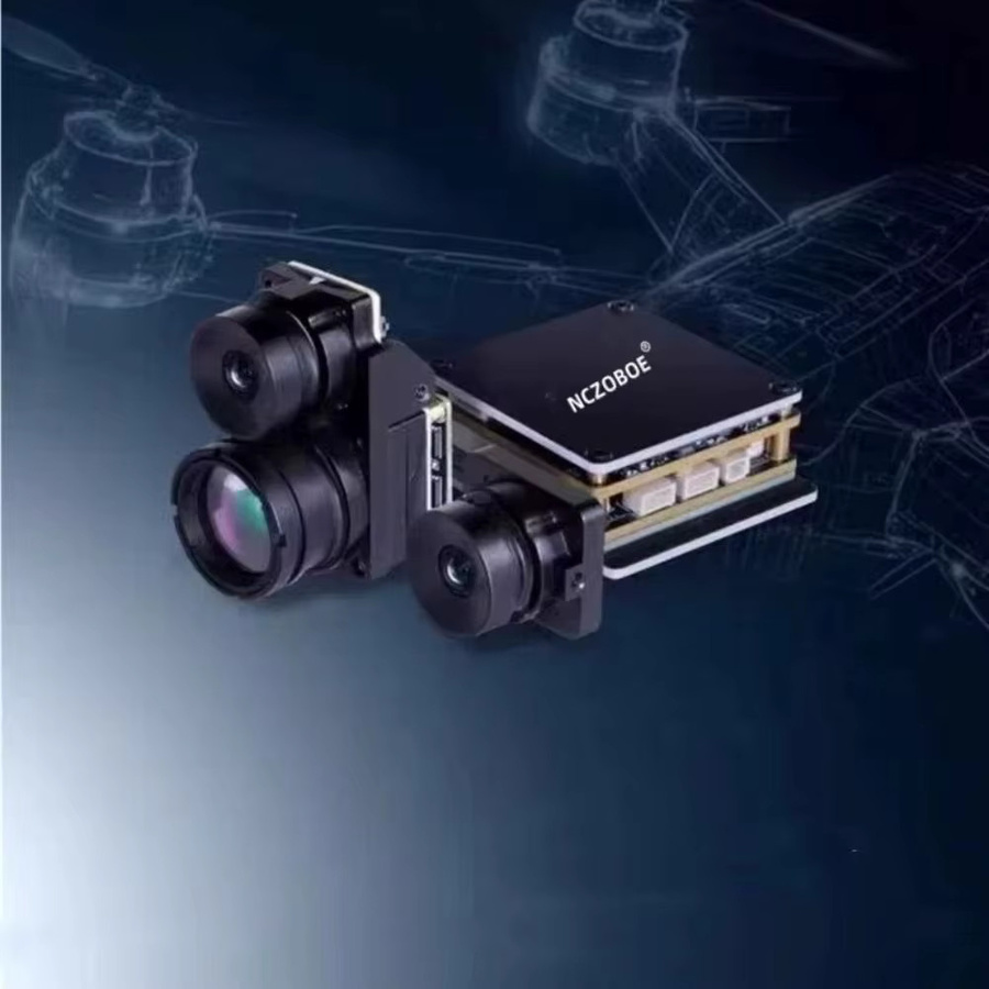 NCZOBOE FPV AI-Tracking-Modul für Wärmebildkamera 640 mit Multi-Ziel-Erkennung und automatischer Weitwinkel-Verfolgung in Schwarz - Bild 2