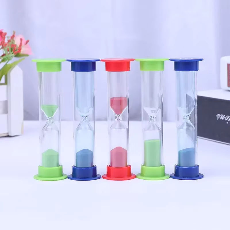Bunte Sanduhr aus Glas als dekorativer Timer für Kinderzimmer und Wohnräume in verschiedenen Zeitintervallen - Bild 3