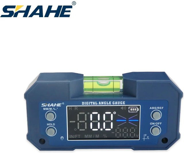 SHAHE MINI Magnetischer digitaler Winkelmesser mit Wasserwaage und Neigungsmesser, wiederaufladbarer zweiachsiger Füllstandsmesser - Bild 1