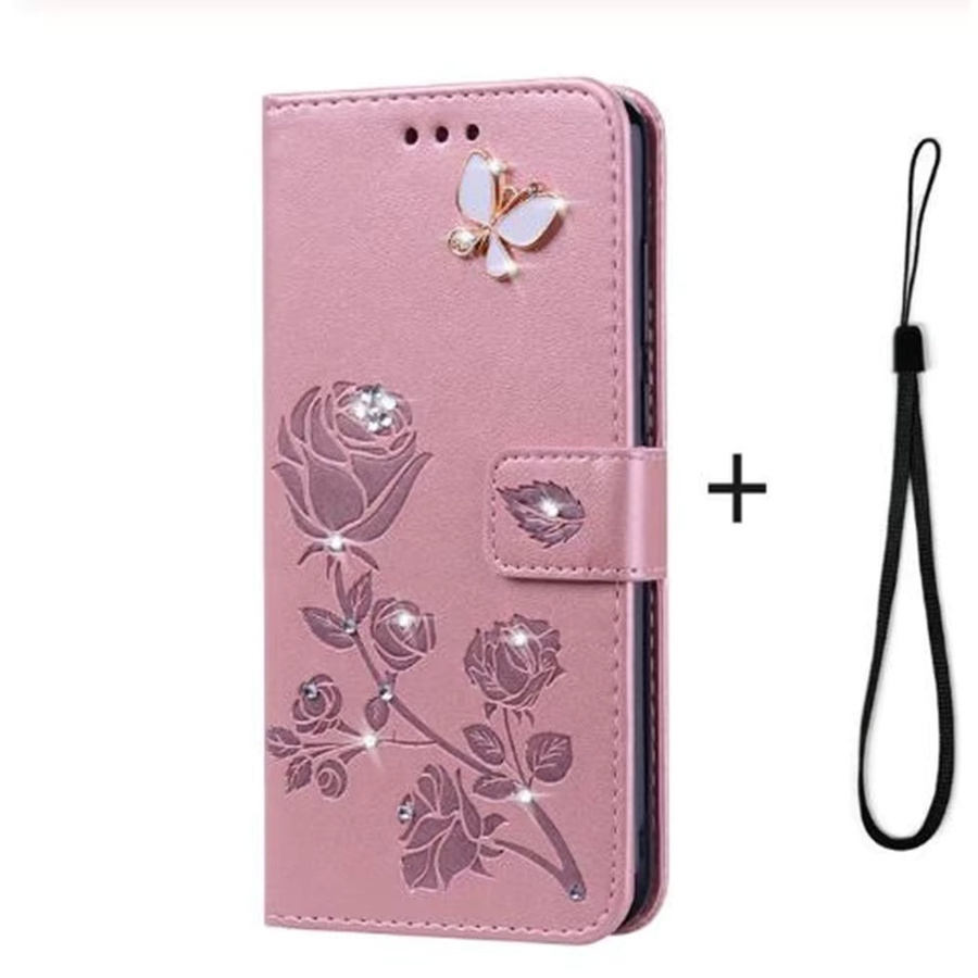 PU Leder Flip Brieftasche für Samsung Galaxy A05 A05S A15 A16 A25 A26 A35 A36 A55 A56 5G Karte Etui in Pink - Bild 2