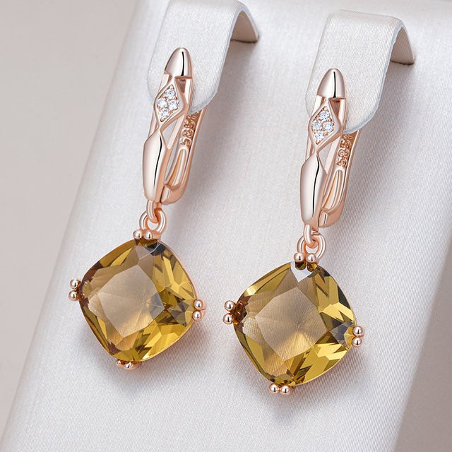 Kinel Ohrringe, 585 Gold, Roségold, Zirkonia, Damen - Bild 1