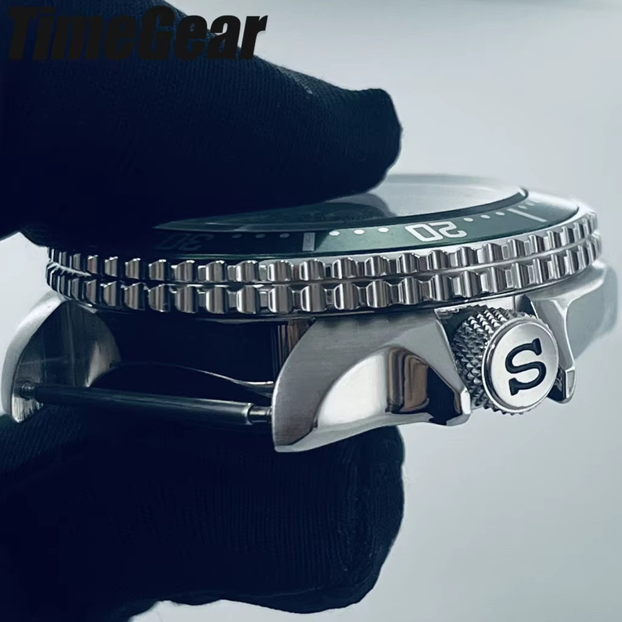 AETEEY Uhrengehäuse Edelstahl, 42 mm, Silber, Herren - Bild 2