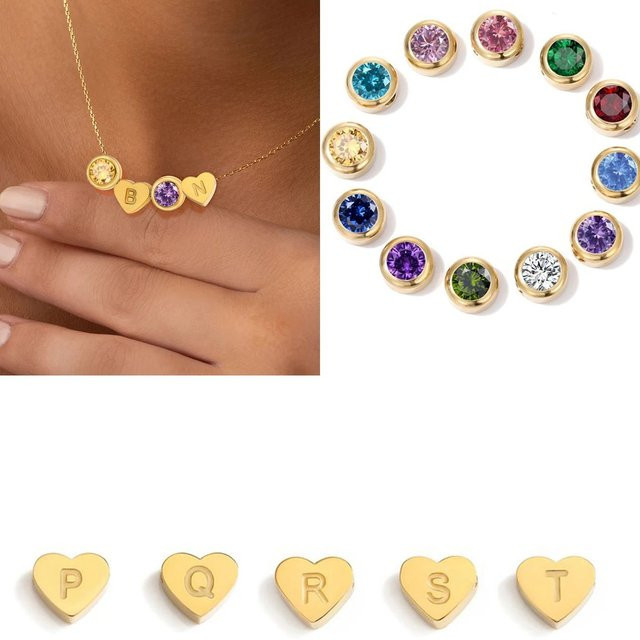 Car lidana Choker Halskette Edelstahl, vergoldet, Perle, Damen - Bild 1