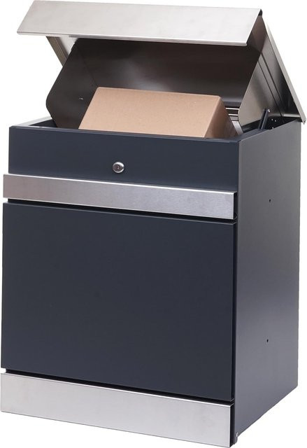 Paketkasten MCW K41 Paketbox aus verzinktem Edelstahl in Anthrazit - Bild 1