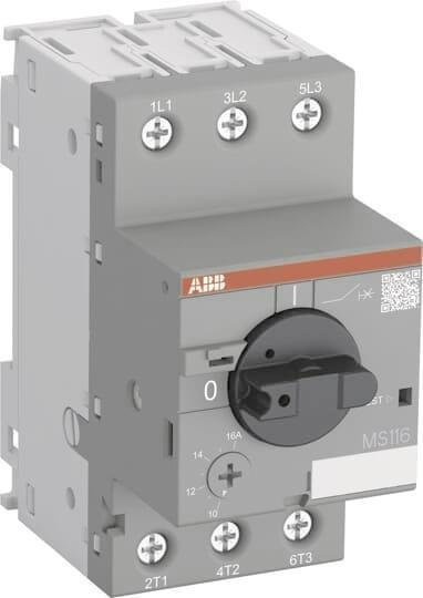 ABB MS116-12 Motorschutzschalter MCB in Grau (1SAM250000R1012) - Bild 1