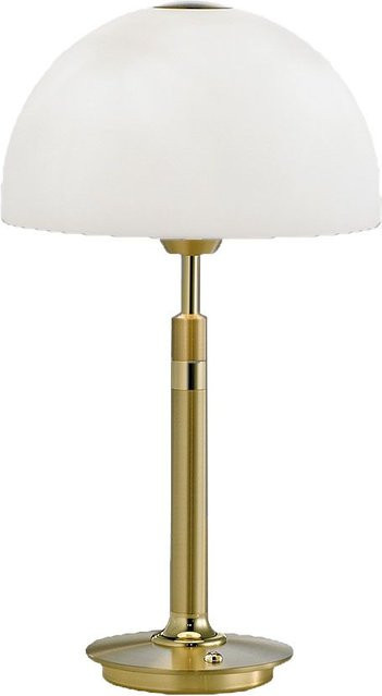 B+M Leuchten Moon II LED-Tischleuchte in Messing matt mit dimmbarer warmweißer Beleuchtung (2700K) - Bild 1