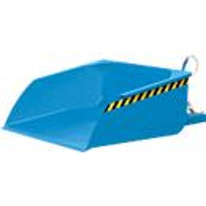 Bauer Staplerschaufel BSI 75 mit Seilzug-Entriegelung, Stahl lackiert, Lichtblau, B/T/H: 133 x 181 x 71 cm, 0,75 m³, bis 1000 kg - Bild 2