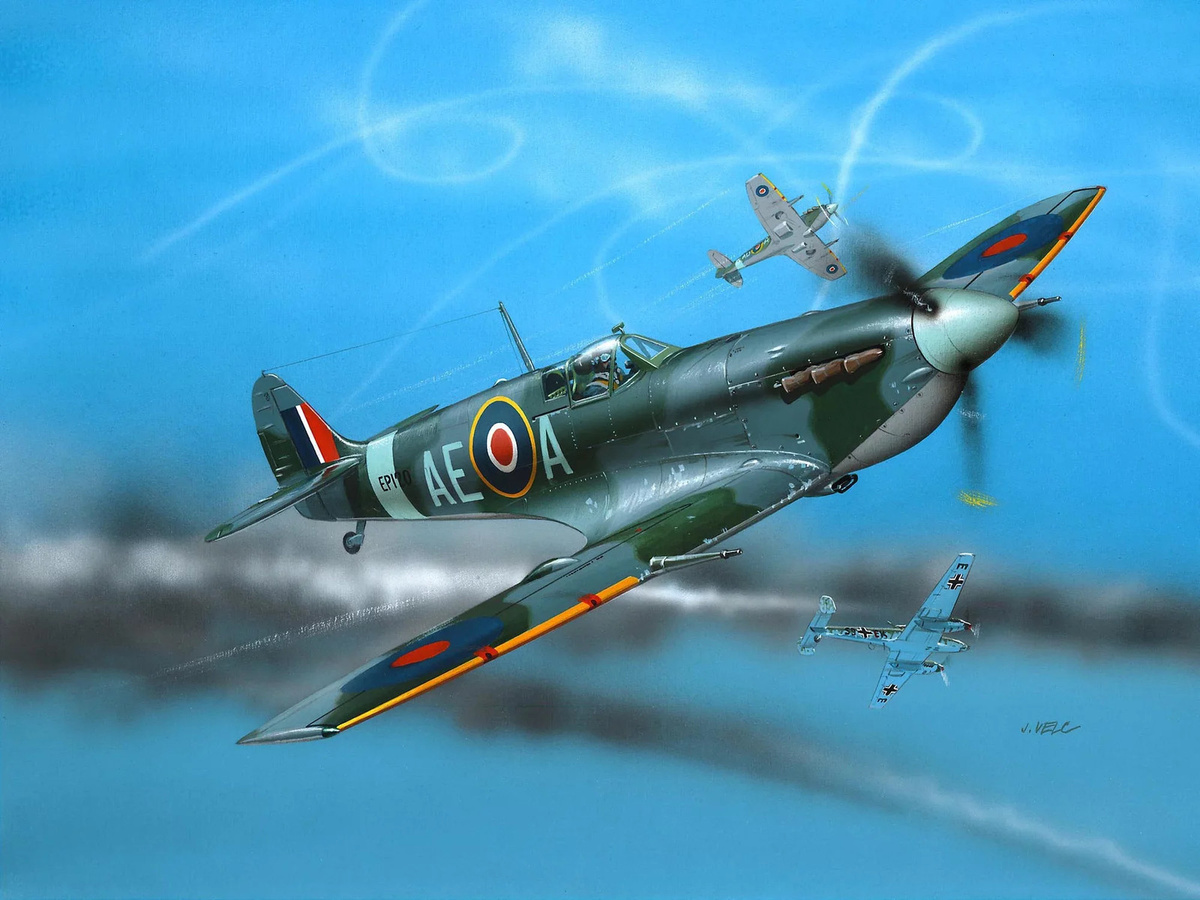 Revell Spitfire Mk.V, Modellbau, 1:72, ab 10 Jahren - Bild 3