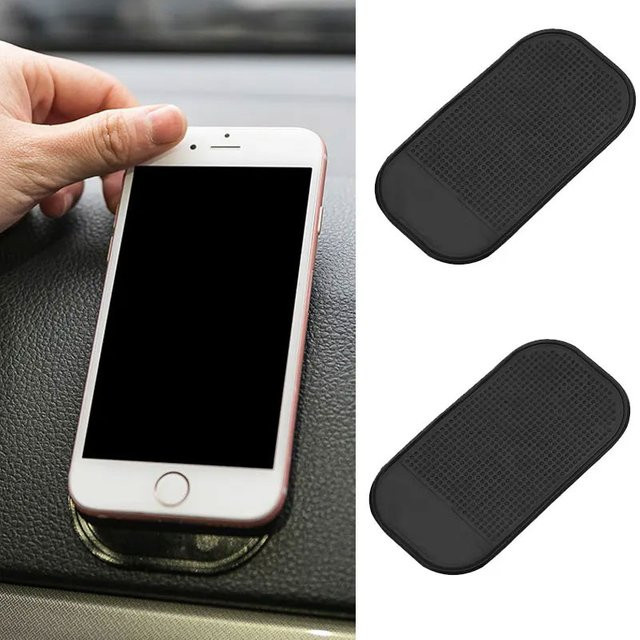 Rutschfeste Anti-Rutsch-Matte für das Auto-Armaturenbrett in Schwarz zur Halterung von GPS, Telefon oder Sonnenbrillen - Bild 1