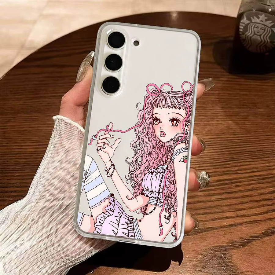 Paradise Kiss Handyhülle für Samsung Galaxy S21 S22 S23 S24 S25 Ultra FE Plus 5G A52S in Transparent - Bild 5