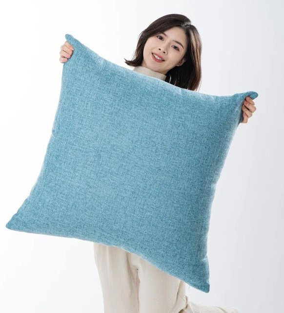 JMG Clothing Kissenbezug aus Polyester in Blau, minimalistisches Design, quadratisch, B/T/H: 40 x 40 cm - Bild 1
