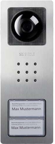 Siedle CV 850-2-04 E Video-Türsprechanlagen-Modul Kabelgebunden in Edelstahl Silber - Bild 1
