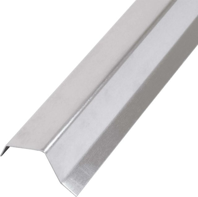 Daprona Attika Dachblech Giebelblech aus Aluminium in Silber, Breite: 25 mm, Länge: 2 m - Bild 1