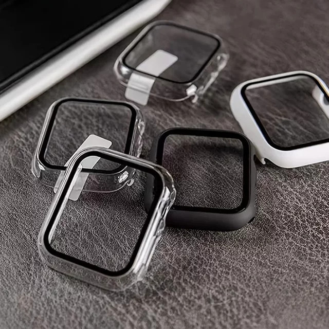 Uhrenabdeckung und Displayschutzfolie für Apple Watch, Silikon, Unisex - Bild 1