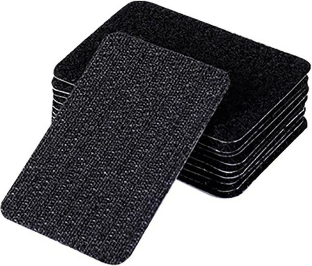 10 Stück selbstklebendes Klettverschlussband aus Nylon in Schwarz und Weiß für DIY-Befestigungen - Bild 1