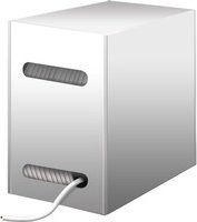 goobay Ethernet LAN Netzwerkkabel Cat.6 U/UTP grau - Bild 1
