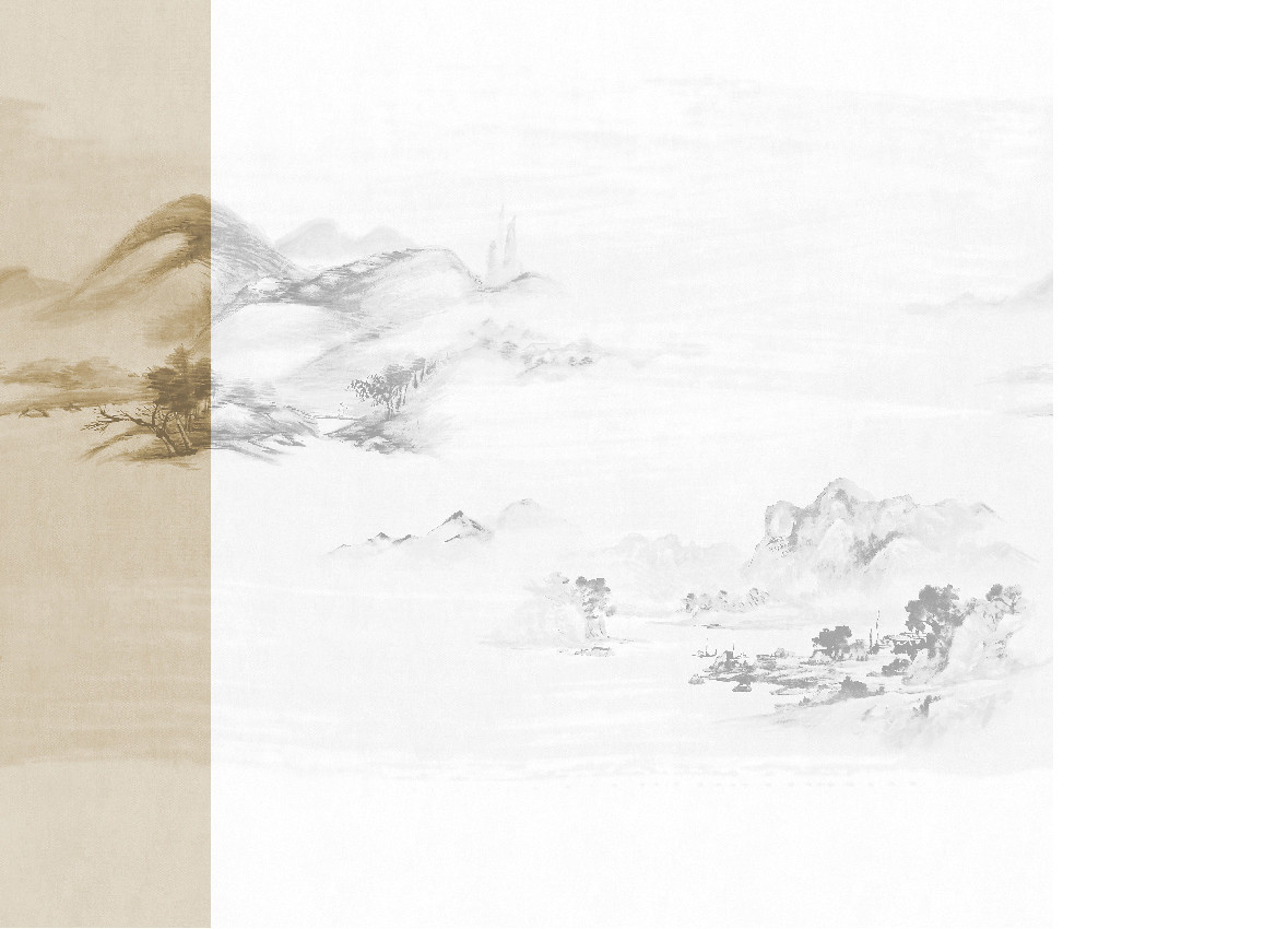 Jannelli & Volpi Mural Kawa Sepia Panel 1 Wandpaneel aus Vinyl in Braun und Beige im orientalischen Design - Bild 1
