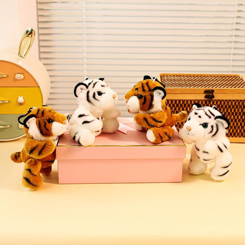 Süßer Mu Cheng Weißer Tiger Plüschtier Stofftier 13cm - Bild 3