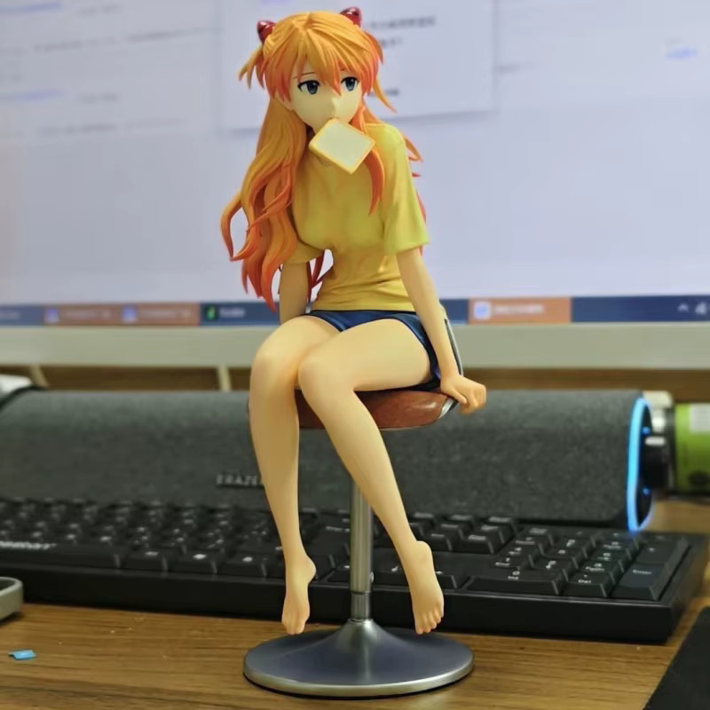 Bandai Anime Figur Asuka Langley Soryu aus Neon Genesis Evangelion als Desktop Decor Sammelfigur - Bild 2