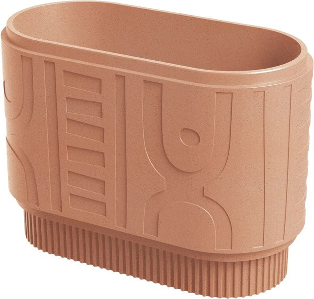 Prosperplast Blumentopf Folka Round Case in Terrakotta, B/T/H: 78 x 38 x 56 cm - Bild 1