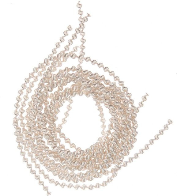 Preissler Bouillondraht grob in Silber, spiralförmig, 2 m - Bild 1
