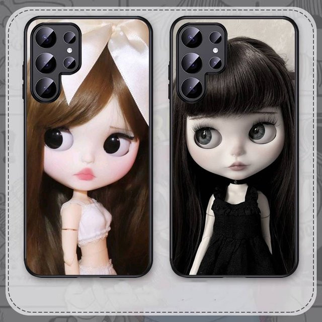 Bl-ytheS Handyhülle mit süßem Puppen-Design für Samsung Galaxy S25 S24 S23 S22 S21 S20 S10 S9 Plus Lite Ultra FE Note 20 in Multicolour - Bild 1