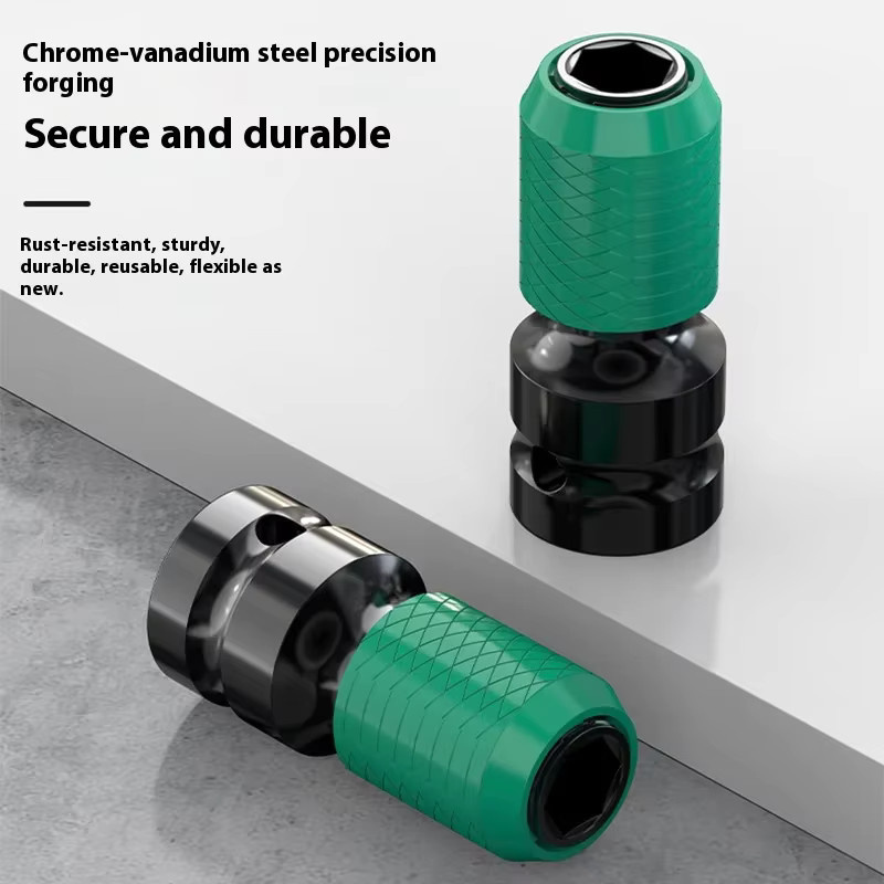 Parkside Schnellwechsel-Schlagschrauberadapter Bit-Halter mit 1/2-Zoll Vierkantantrieb und 1/4-Zoll Innengewinde in Grün - Bild 2