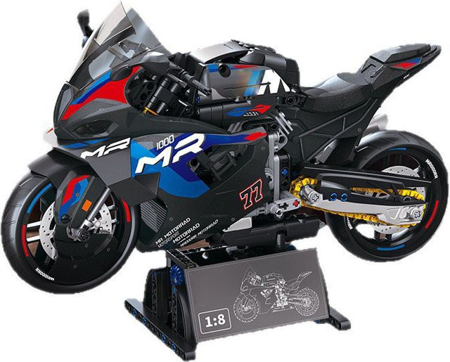 Xturboman Technisches Motorrad-Bausatzmodell M1000RR, Maßstab 1:8 - Bild 1
