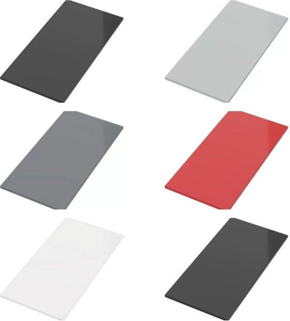 10-teiliges Set Flache Fliese 8x16 Baustein Ziegelteil 90498 - Bild 1