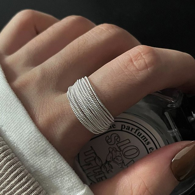 INS Fashion Fingerringe, Silber, Damen - Bild 1