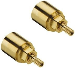 Hansgrohe Axor Verlängerungs-Set für 3-Loch-Waschtischarmaturen in Gold zur Wandmontage, 25mm - Bild 1