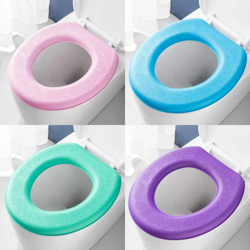Yiran Furniture Waschbarer Toilettensitzbezug aus wasserdichtem EVA-Schaumstoff in V-Form - Bild 1
