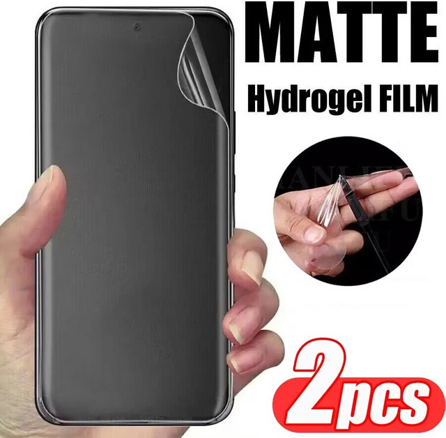 2er-Pack Matte Hydrogel Schutzfolien für Xiaomi Mi 17 Pro Max 15 14 13 T Pro Ultra Transparent mit Anti-Fingerprint-Funktion - Bild 1